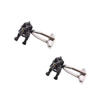 Köpek Figürlü Kol Düğmesi 