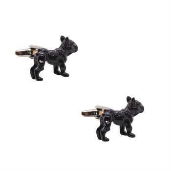 Köpek Figürlü Kol Düğmesi 