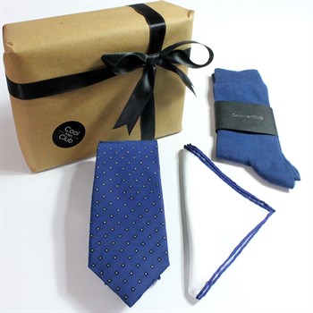Kravat Cep Mendili Çorap Hediye Seti