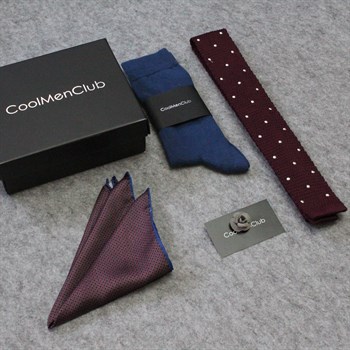 Kravat Cep Mendili Çorap Hediye Seti