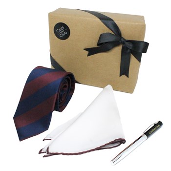 Kravat Cep Mendili Kalem Hediye Seti