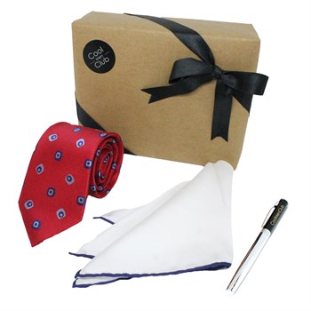 Kravat Cep Mendili Kalem Hediye Seti