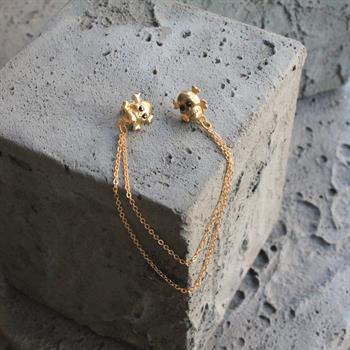 Kurukafa Figürlü Gömlek Yaka İğnesi