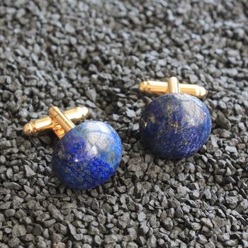 Lapis Doğal Taşlı Klasik Kol Düğmesi 