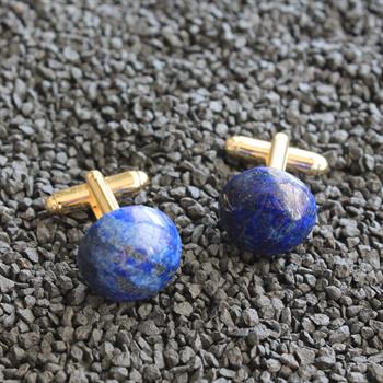 Lapis Doğal Taşlı Klasik Kol Düğmesi 