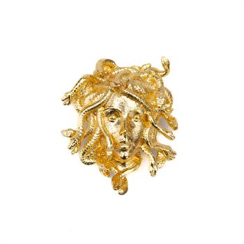 Medusa Figürlü Gömlek Yaka Düğmesi