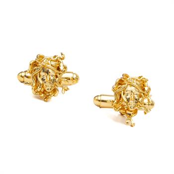 Medusa Figürlü Kol Düğmesi 