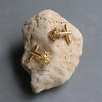 Medusa Figürlü Kol Düğmesi 