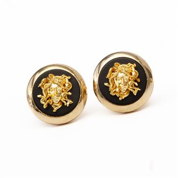 Medusa Figürlü Kol Düğmesi 