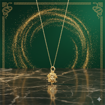 Medusa Gümüş Kolye