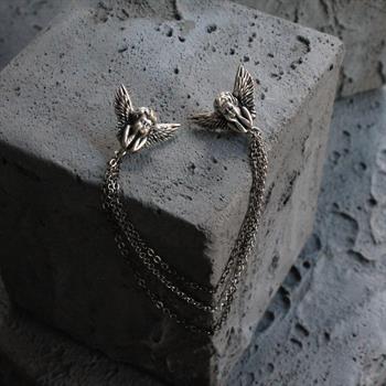 Melek Figürlü Gömlek Yaka İğnesi