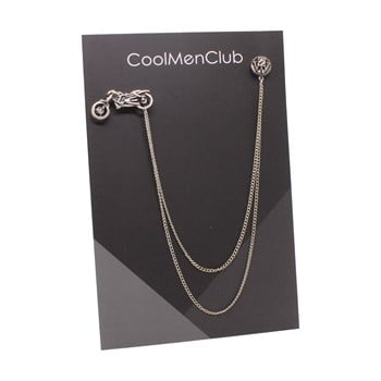 Motorsiklet Figürlü Ceket Yaka İğnesi