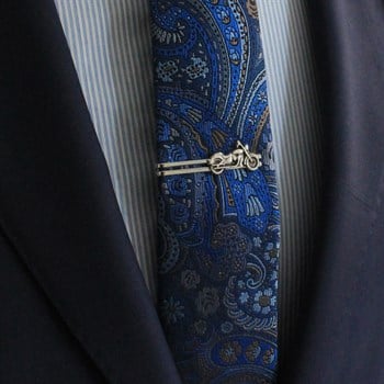 Motorsiklet Figürlü Kravat İğnesi