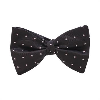 Nokta Desenli Açık Papyon