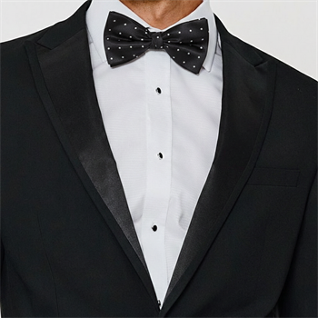 Nokta Desenli Açık Papyon