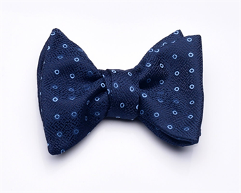 PapyonCMC2851Nokta Desenli Lacivert Açık Papyon