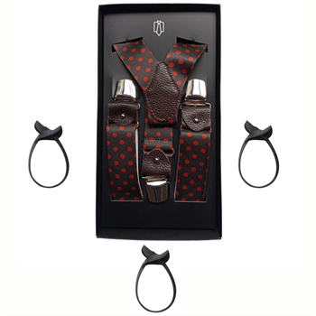 Nokta Desenli Pantolon Askısı