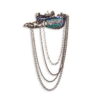 Nuhun Gemisi Figürlü Ceket Yaka Broşu