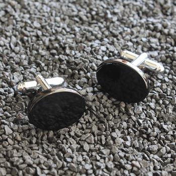 Oniks Doğal Taşlı Klasik Kol Düğmesi 