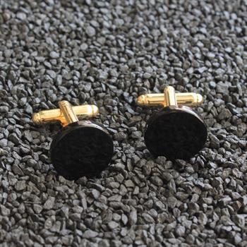 Oniks Doğal Taşlı Klasik Kol Düğmesi 