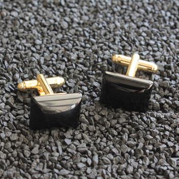 Oniks Doğal Taşlı Klasik Kol Düğmesi 