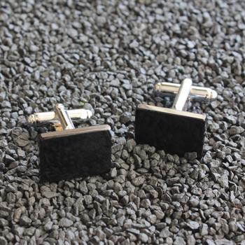 Oniks Doğal Taşlı Klasik Kol Düğmesi 