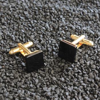 Oniks Doğal Taşlı Klasik Kol Düğmesi 