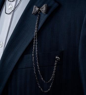 Papyon Figürlü Ceket Yaka İğnesi