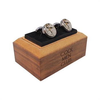 Saat Mekanizmalı Kol Düğmesi 