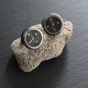 Saat Mekanizmalı Kol Düğmesi 