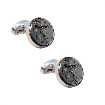 Saat Mekanizmalı Kol Düğmesi 