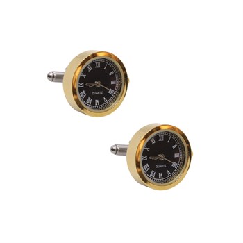 Saat Mekanizmalı Kol Düğmesi 