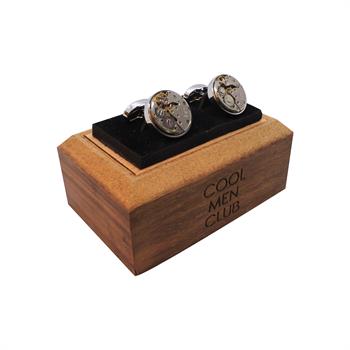 Saat Mekanizmalı Kol Düğmesi 