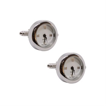 Saat Mekanizmalı Kol Düğmesi 