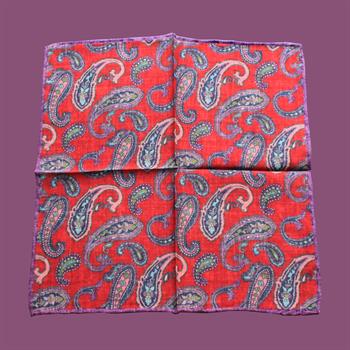 Şal Desenli Cep Mendili