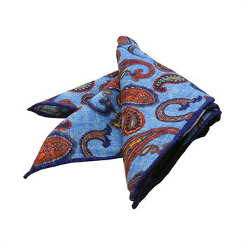 Şal Desenli Cep Mendili