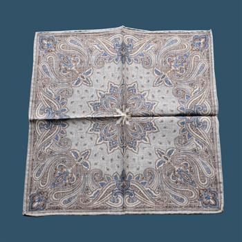 Şal Desenli Cep Mendili