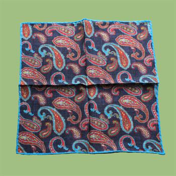 Şal Desenli Cep Mendili