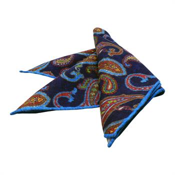 Şal Desenli Cep Mendili