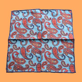 Şal Desenli Cep Mendili