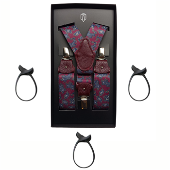 Şal Desenli Pantolon Askısı