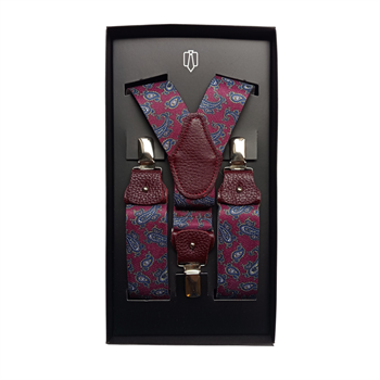 Şal Desenli Pantolon Askısı