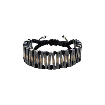 Siyah Gümüş Bileklik