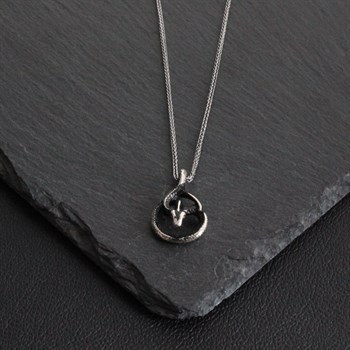 Snake Gümüş Kolye 