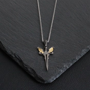 Sword Angel Gümüş Kolye 