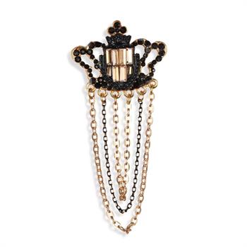 Taç Figürlü Ceket Yaka Broşu