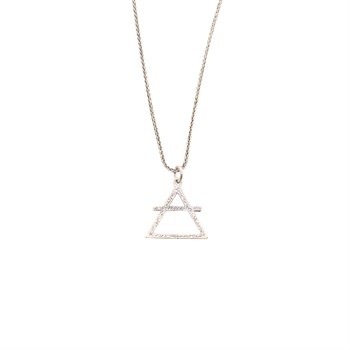 Hava Sembolü Gümüş Kolye 