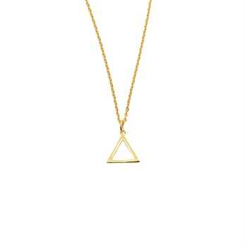 Ateş Sembolü Gümüş Kolye