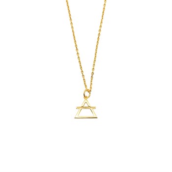 Hava Sembolü Gümüş Kolye