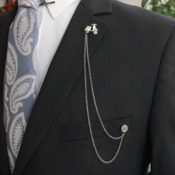 Vespa Figürlü Ceket Yaka İğnesi